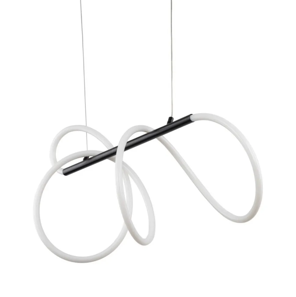 Lampa wisząca FLEXI czarna 1xLED 36W 4000K