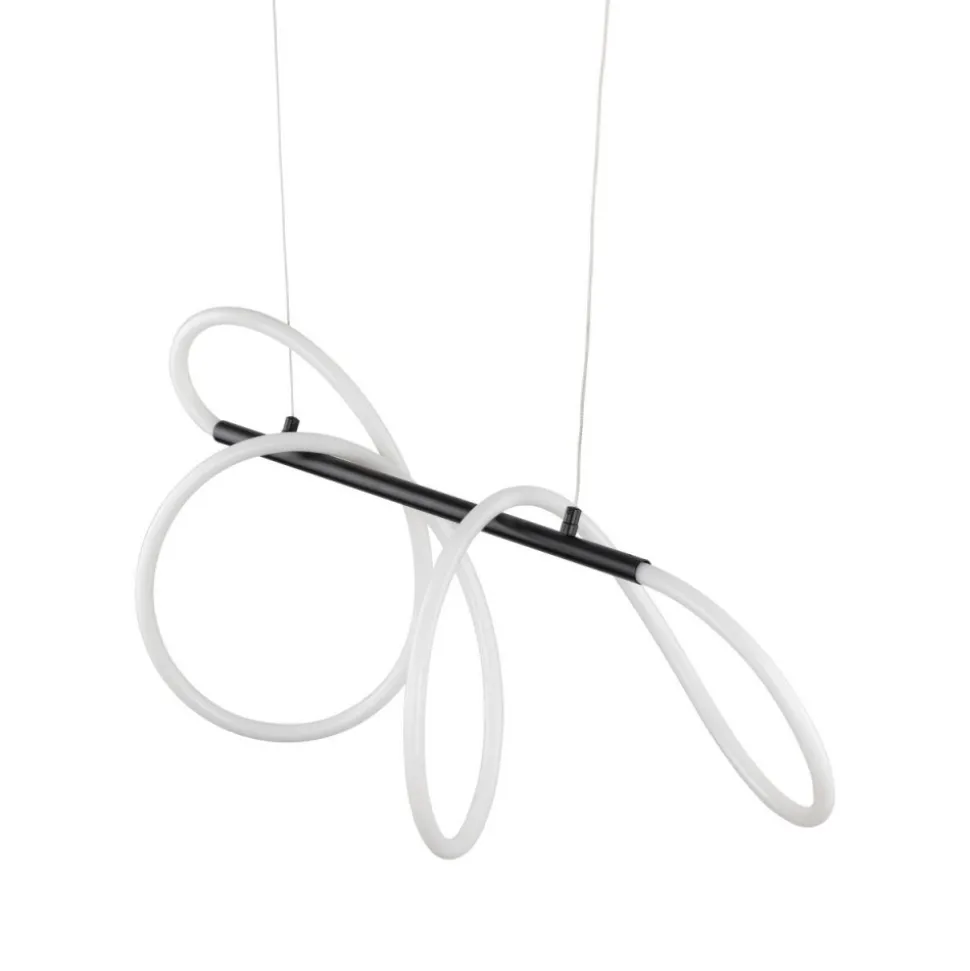 Lampa wisząca FLEXI czarna 1xLED 36W 4000K