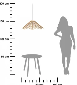 Lampa wisząca Folk 58 cm