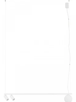 Lampa wisząca FOURTY biała 2xGU10 1xG9