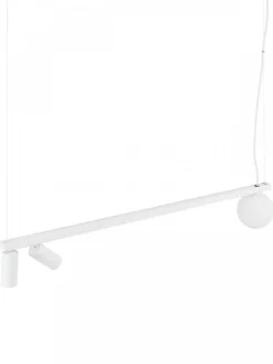 Lampa wisząca FOURTY biała 2xGU10 1xG9