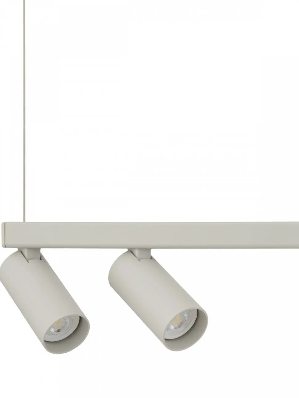 Lampa wisząca FOURTY szara 2xGU10 1xG9