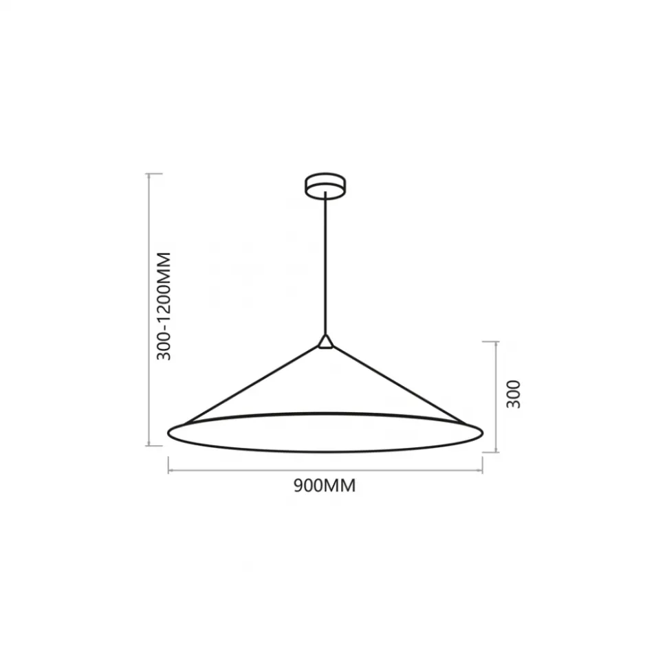 Lampa Wisząca FUJI Czarny Złoty Kompozyt 1xE27 90cm