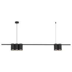 Lampa Wisząca GENESIS Listwa Czarny 5xGU10
