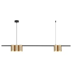 Lampa Wisząca GENESIS Listwa Złoty 5xGU10