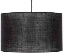 Lampa Wisząca GLORII Czarny Abażur 1xE27 50cm