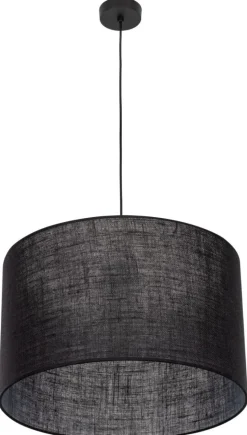 Lampa Wisząca GLORII Czarny Abażur 1xE27 50cm