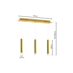 Lampa wisząca GOLDIE 3x5W LED