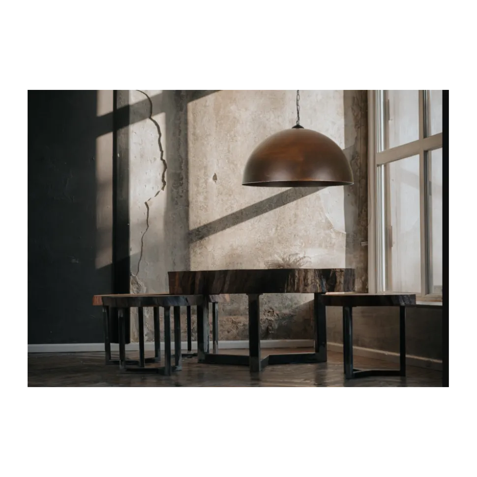 Lampa Wisząca HEMISPHERE Brązowy 1xE27 50cm