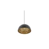 Lampa Wisząca HEMISPHERE Czarny Złoty 1xE27 33cm