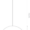 Lampa Wisząca HEMISPHERE L Biały Złoty Metalowy Klosz 4xGX53 50cm