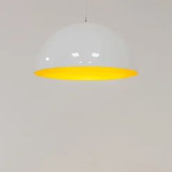 Lampa Wisząca HEMISPHERE L Biały Złoty Metalowy Klosz 4xGX53 50cm