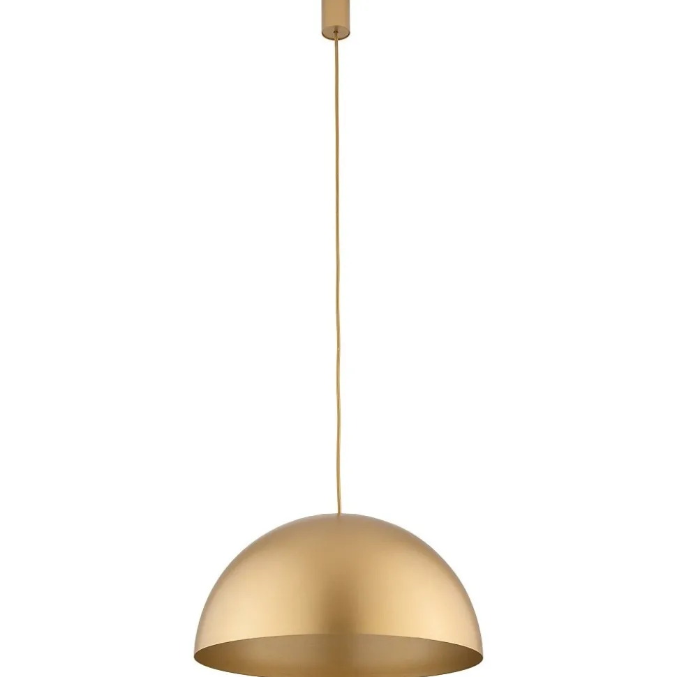 Lampa Wisząca HEMISPHERE L Złoty Metalowy Klosz 4xGX53 50cm
