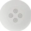 Lampa Wisząca HEMISPHERE L Biały Metalowy Klosz 4xGX53 50cm