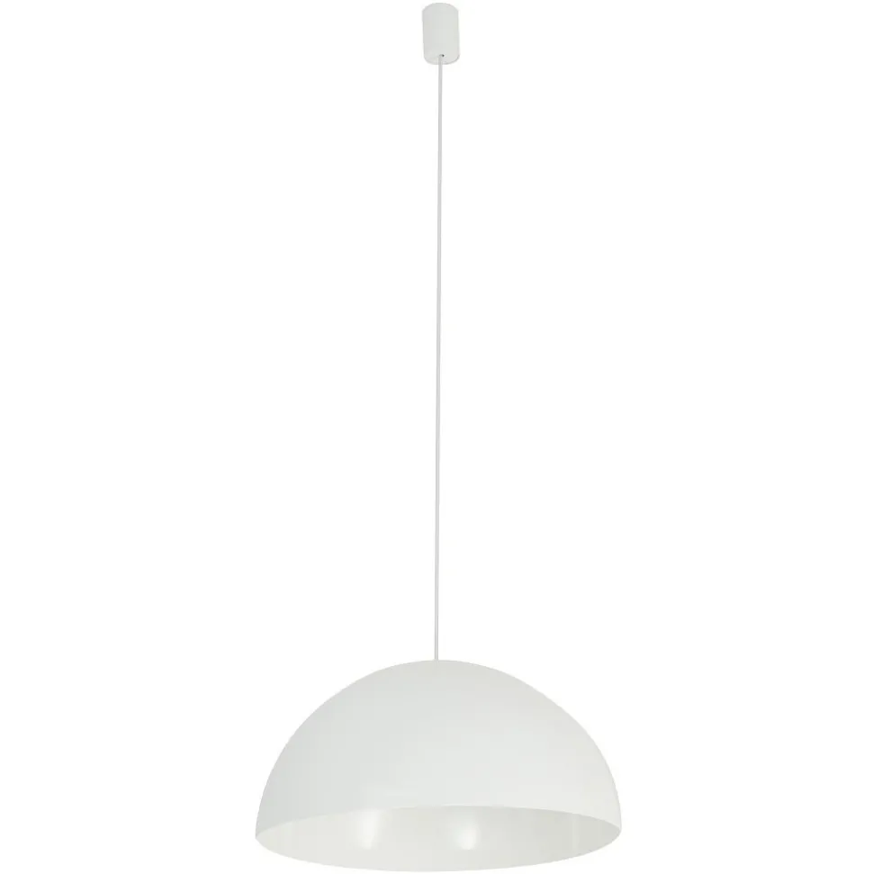 Lampa Wisząca HEMISPHERE L Biały Metalowy Klosz 4xGX53 50cm