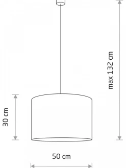 Lampa wisząca HOTEL MOOD kremowa 1xE27