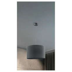 Lampa wisząca HOTEL szara 1xE27