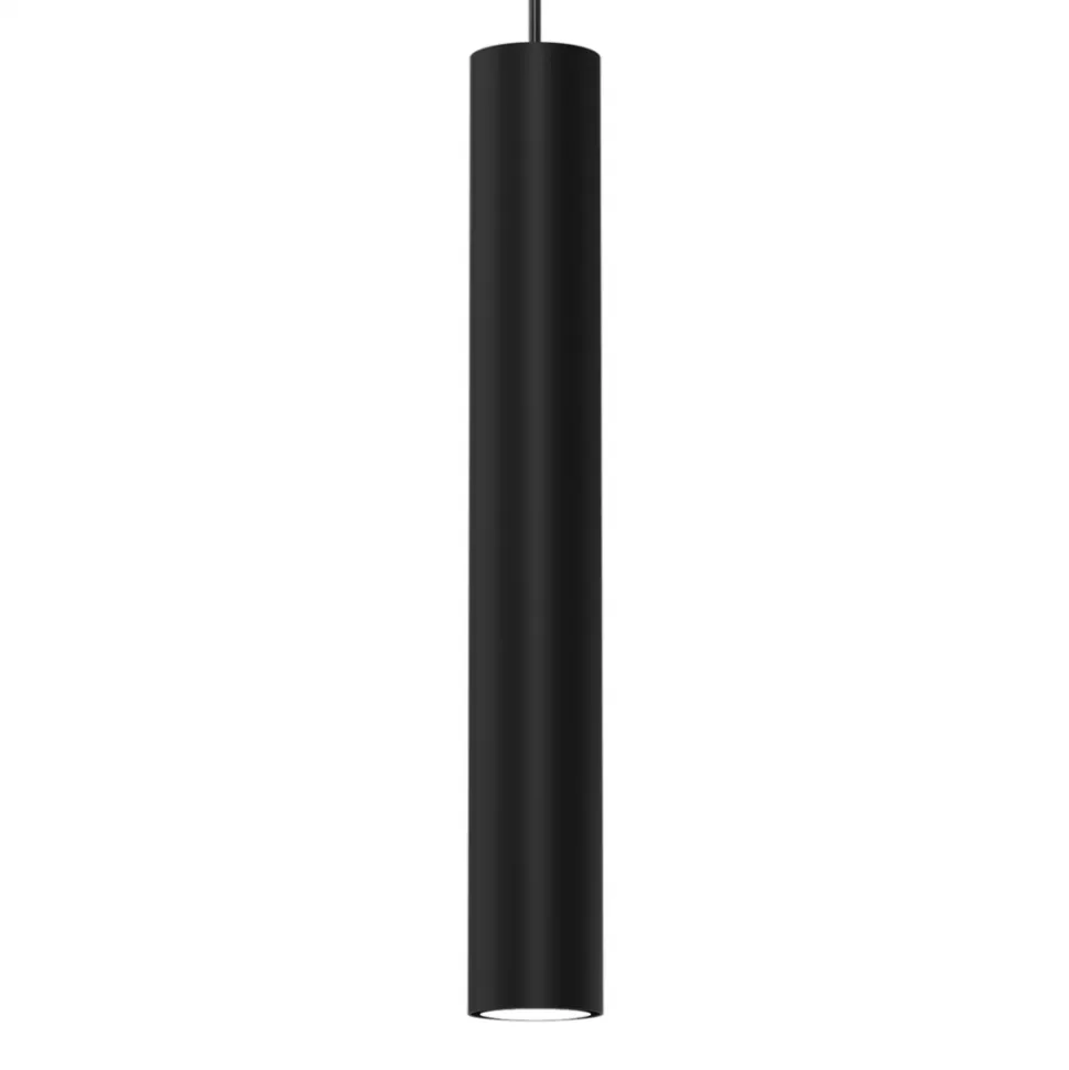 Lampa Wisząca HUDSON Czarny Tuba 1xGU10
