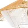 Lampa Wisząca JAPANDI Biały Brązowy 1xE27 60cm