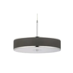 Lampa Wisząca JAZZ Srebrny Szary 3xE14 40 cm