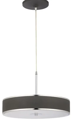 Lampa Wisząca JAZZ Srebrny Szary 3xE14 40 cm