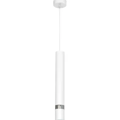 Lampa wisząca JOKER Biały Srebrny 1xGU10