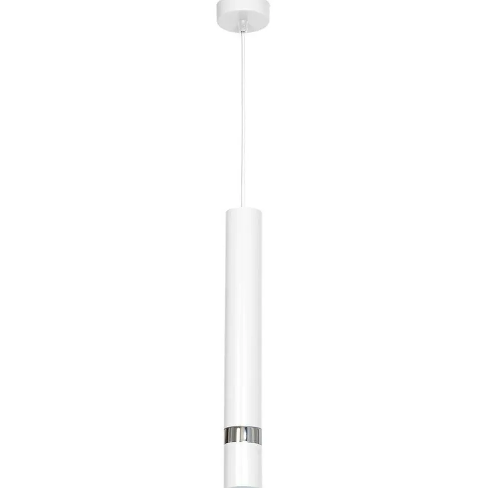 Lampa wisząca JOKER Biały Srebrny 1xGU10