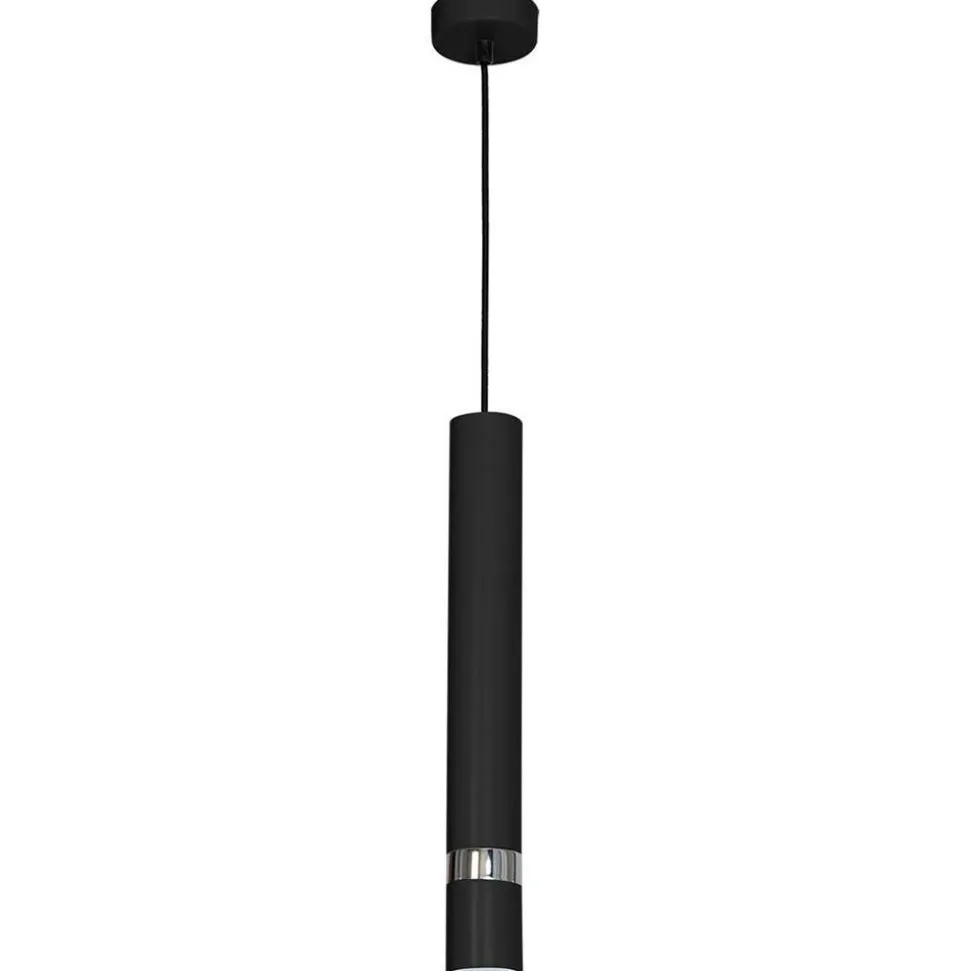Lampa wisząca JOKER Czarny Srebrny 1xGU10
