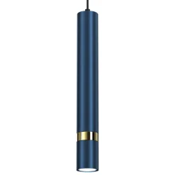Lampa Wisząca JOKER Niebieski Złoty 1xGU10 8cm