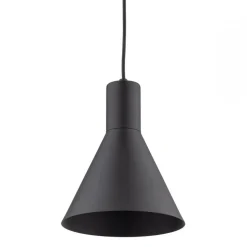 Lampa Wisząca JUMP Czarny Metalowy Klosz 1xE27