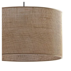 Lampa Wisząca JUTA Czarny Brązowy Boho Abażur 3xE27 50cm