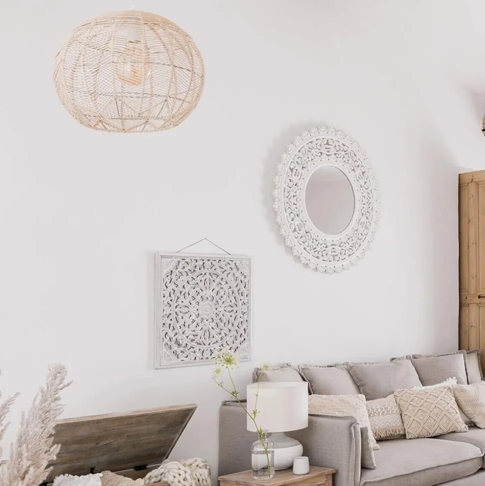 Lampa wisząca Kita rattanowa 38 cm