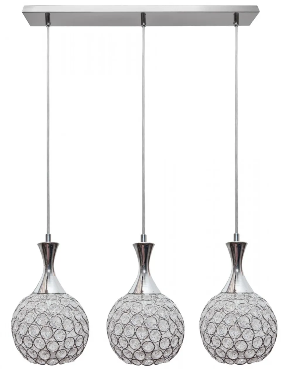 Lampa wisząca kryształowa Crystal VII 3xE27