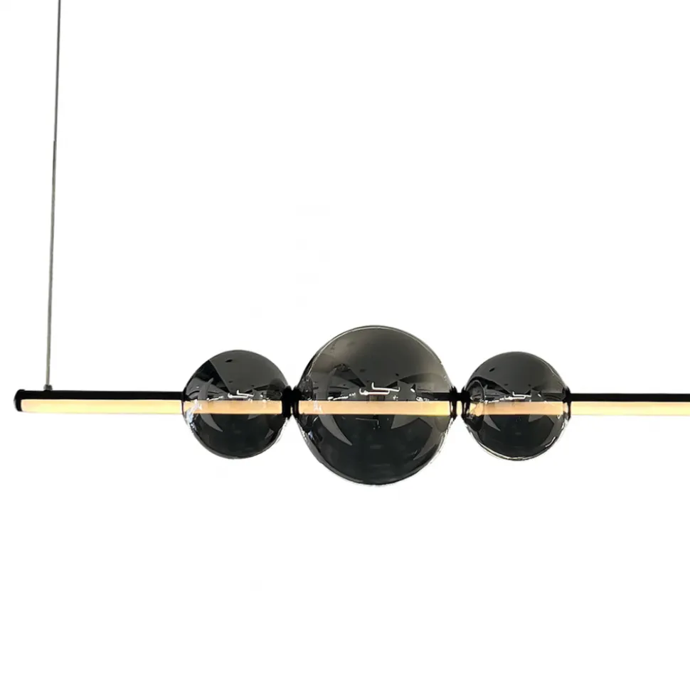 Lampa wisząca KUGEL Czarna 30W 4000K 120cm