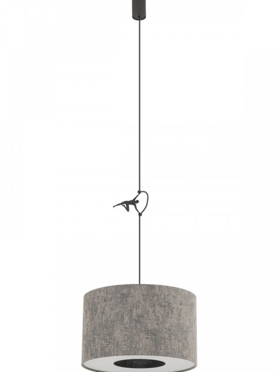 Lampa wisząca LAGO S szara 1xE27