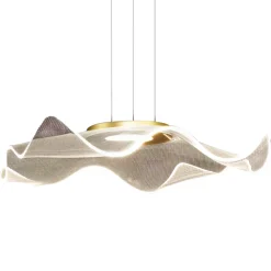 Lampa wisząca LARGO Złota 16W LED 4000K