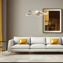 Lampa wisząca LARGO Złota 16W LED 4000K