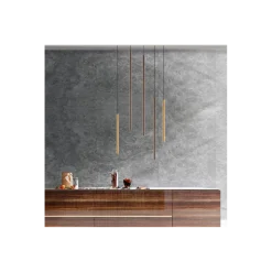 Lampa wisząca LASER 75cm brąz 1xG9