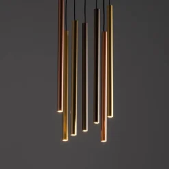 Lampa wisząca LASER multikolor 7xG9