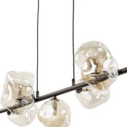 Lampa wisząca LAVA brązowa 7xG9