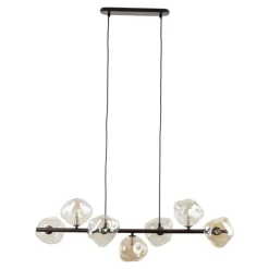 Lampa wisząca LAVA brązowa 7xG9