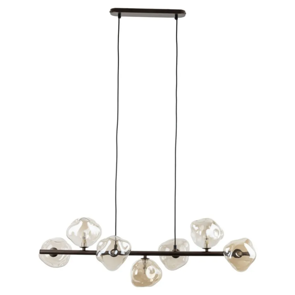 Lampa wisząca LAVA brązowa 7xG9