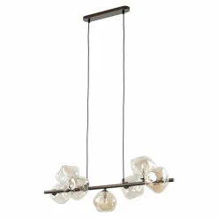 Lampa wisząca LAVA brązowa 7xG9
