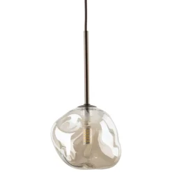 Lampa wisząca LAVA brązowa 1xG9