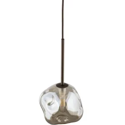 Lampa wisząca LAVA brązowa 1xG9