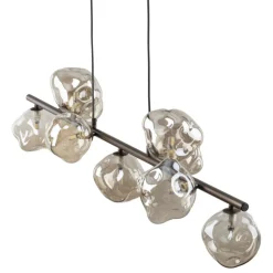 Lampa wisząca LAVA brązowa 9xG9