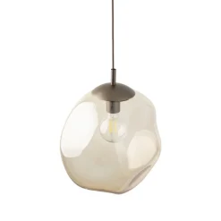 Lampa wisząca LAVA L brązowa 1xE27