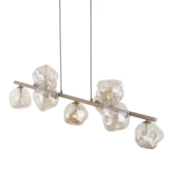 Lampa wisząca LAVA sabia beżowa 9xG9