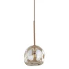 Lampa wisząca LAVA sabia beżowa 1xG9