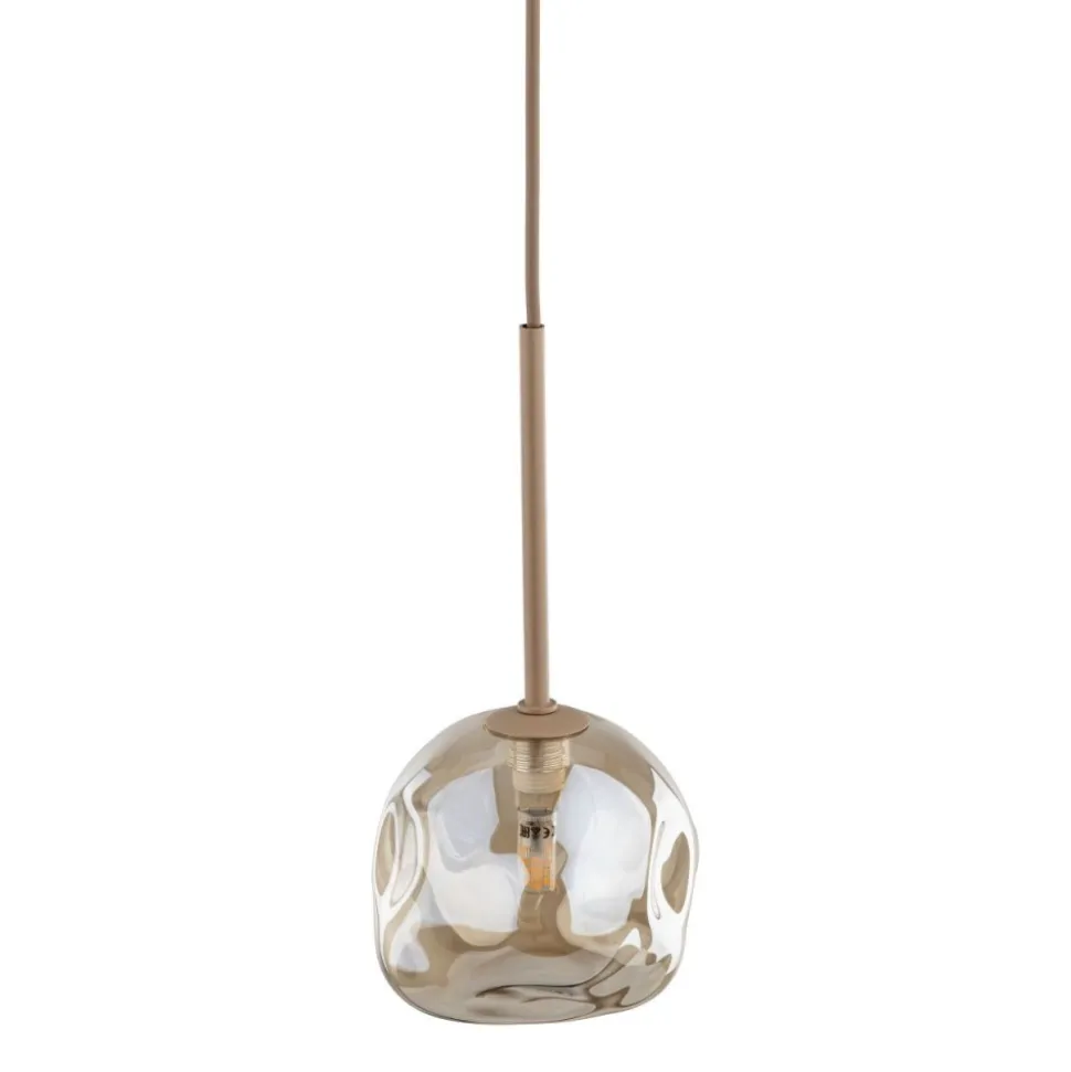 Lampa wisząca LAVA sabia beżowa 1xG9